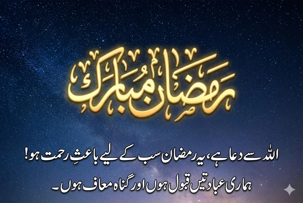 Ramadan Mubarak Quotes in Urdu