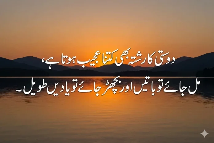 Friendship Poetry In Urdu Friendship Poetry In Urdu